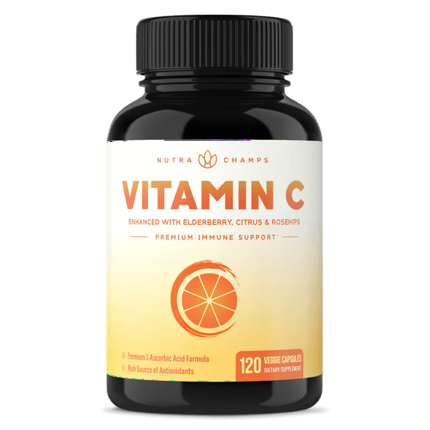 Vitamin C 1000mg with Elderberry, Citrus Bioflavonoids & Rose Hips