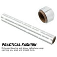 thumbnail image 5 of TOYMYTOY Cellophane Wrap Roll Light Grey Stylish Protection for Packing Use, 5 of 6