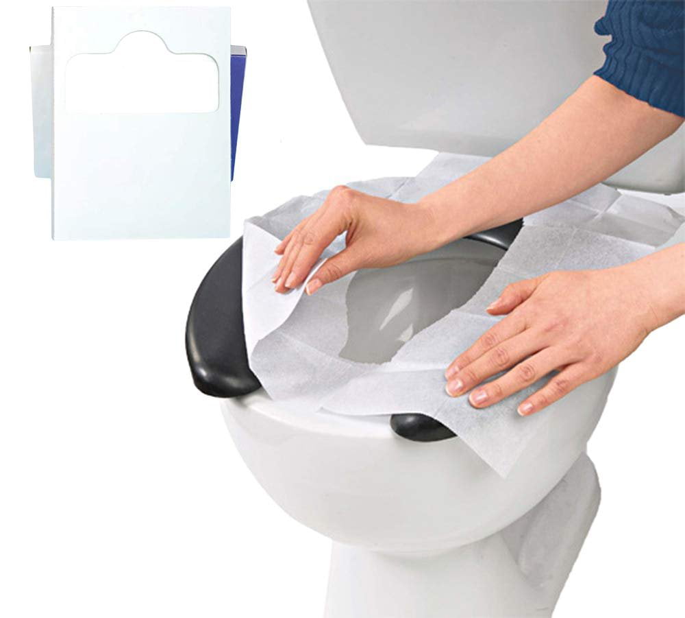 Dissolvable Toilet Seat Covers Paper Sanitary Disposable Travel Biodegradable 