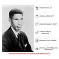 thumbnail image 3 of HISTORIX Vintage 1963 Medgar Evers Poster Photo Print - 8x12 Inch Vintage Portrait of Black American Civil Rights Activist Medgar Evers Facing Right, 3 of 6