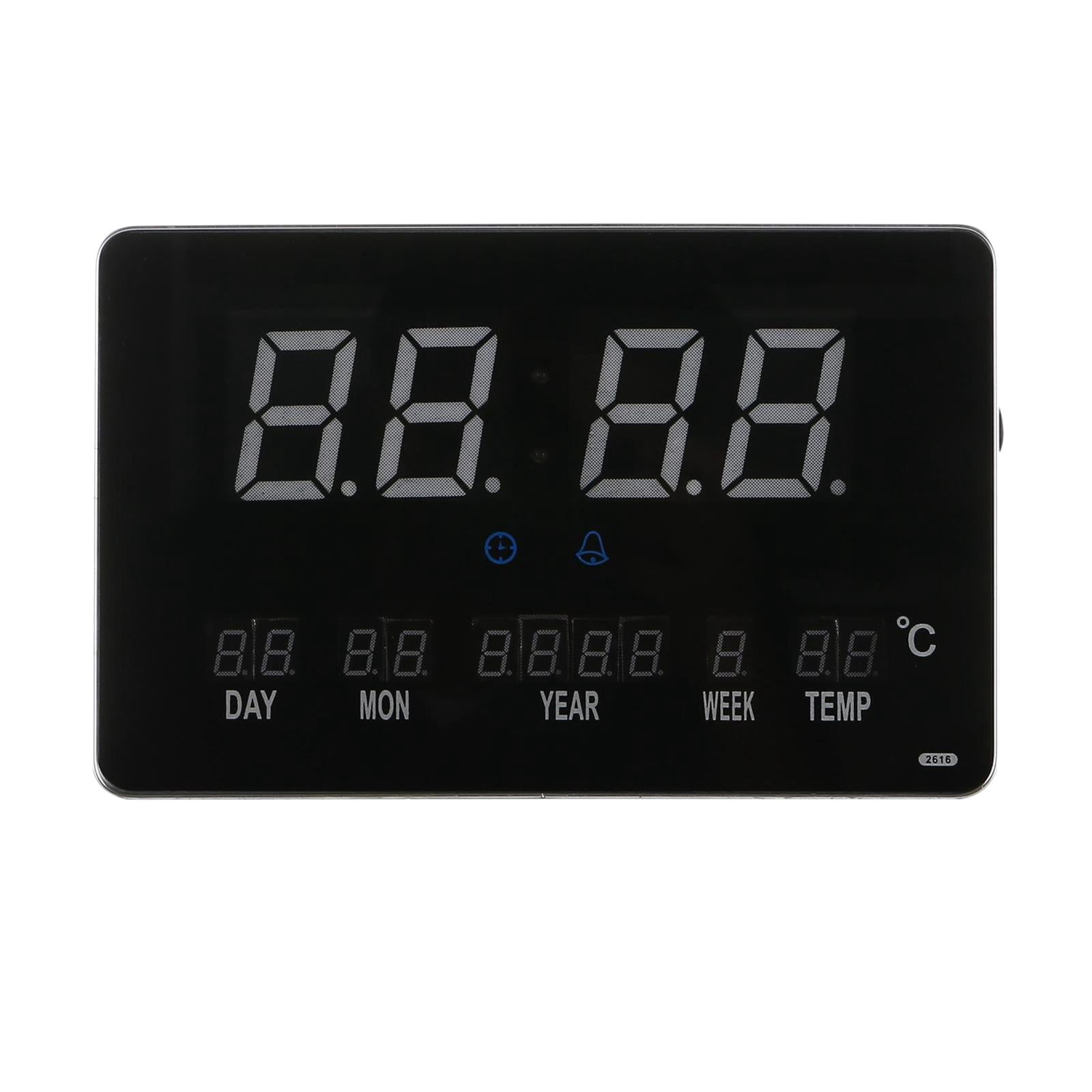 Axioma Homyl Desk Digital Alarm Clock Display Calender Temperature Bedroom Bedside