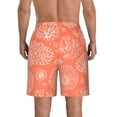 thumbnail image 3 of Bixox Men's he Marine Theme With Beautiful Corals printing Casual Classic Fit Short Summer Beach Shorts, 3 of 6