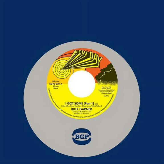 Billy Garner - I Got Some (Part 1) / I Got Some (Part 2) - Music & Performance - Vinyl [7-Inch]