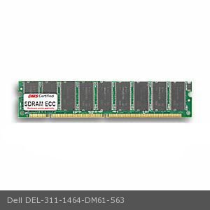 Pc133 Ecc Ram - Dell 311-1464 equivalent 64MB DMS Certified Memory PC133 8X72-7 ECC 168 Pin SDRAM DIMM - DMS