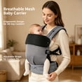 thumbnail image 4 of Baby Carrier - Ergonomic, Cozy and Lightweight Carrier for 7-42lbs, Effortless to Put On, Ideal for Hands-Free Parenting,multifunctional children's baby carrying tool, 4 of 5