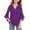 00-Purple304, variant on Yiyuu Toddler Girls Loose Fit Blouse Elegant Mesh Petal Sleeve V Neck Shirt, Sizes 3-14
