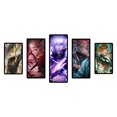thumbnail image 1 of Cuadros Decorativos 11CT punto de cruz completo Anime estampado DIY hilo de algodón costura artes impresas Ehuebsd Nuevos Originales, 1 of 9