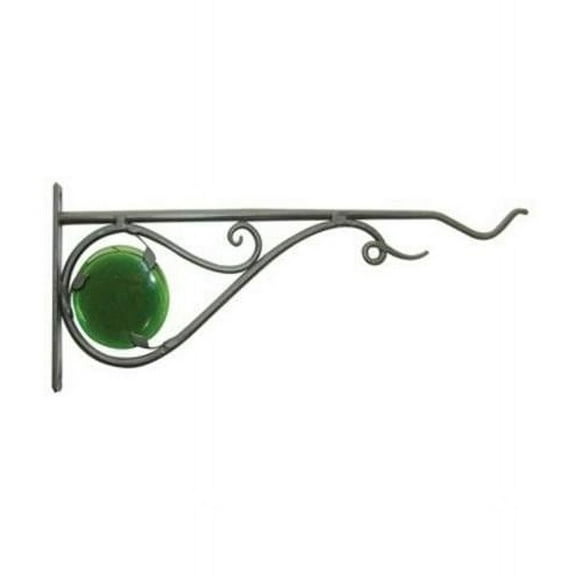Panacea Products 259393 15 in. Stained Glass Hanging Plant Bracket, Black