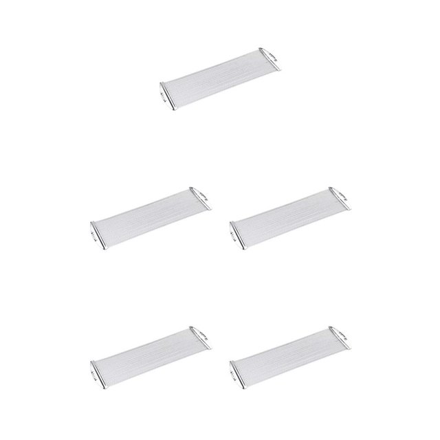 Wweixi Fil de Tambour Caisse Claire Bonne Élasticité Forte Résistance à la Traction Fil d'Acier Bande de Sable Ressort de Tambour Accessoires d'Instrument de Percussion 32,6x10 cm 5 Pcs