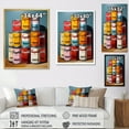 thumbnail image 4 of Designart "Campbells Soup Pop Art wall art II" Modern Canvas Print, 4 of 5