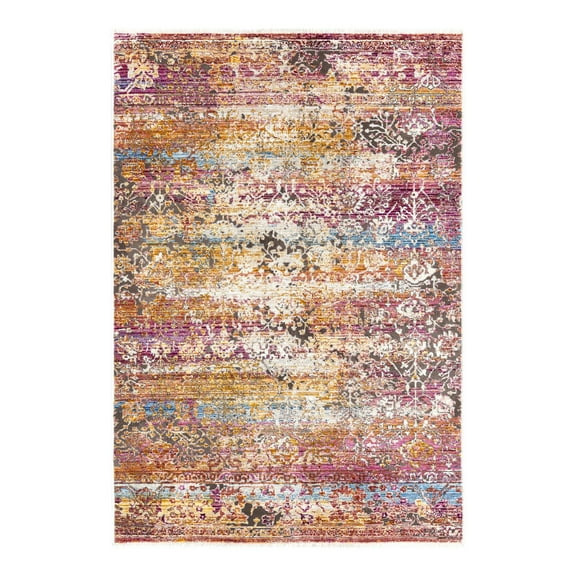 Unique Loom Deepa Collection Area Rug - Arte (4' x 5' 10" Rectangle Multi/Ivory)