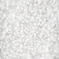 thumbnail image 2 of Miyuki Delica Seed Beads – Size 11/0 (1.6 mm), DB0066, Lined White AB, 7.2g, Approx. 1440 Beads, 2 of 7