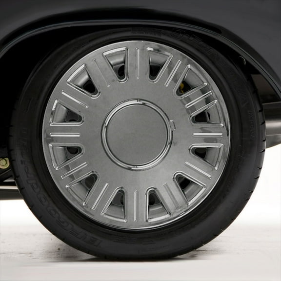 Set of Four 16" Chrome/Silver Hubcap Wheel Covers for 03-08 Ford Crown Victoria