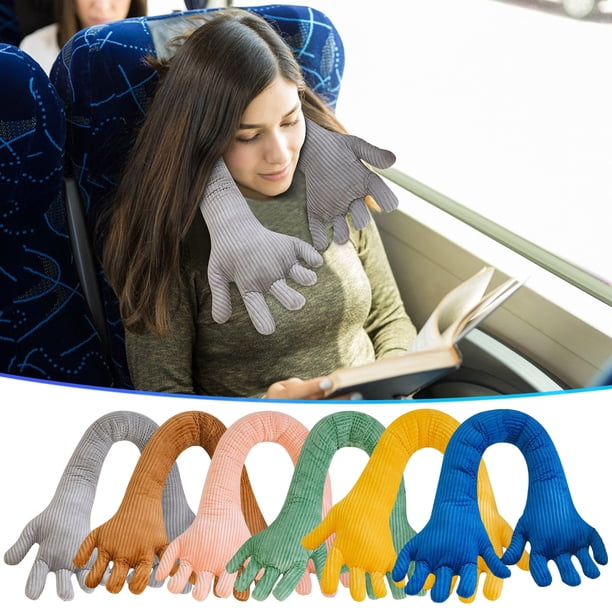 Xihbxyly Almohada de Mano Divertida, Cojín de Vellón Suave, Diseño de Palma Grande, Ideal para Abrazar, Decoración Acogedora para Dormitorio y Sala de Estar, Regalo Único para Amantes, 31.5 Pulgadas