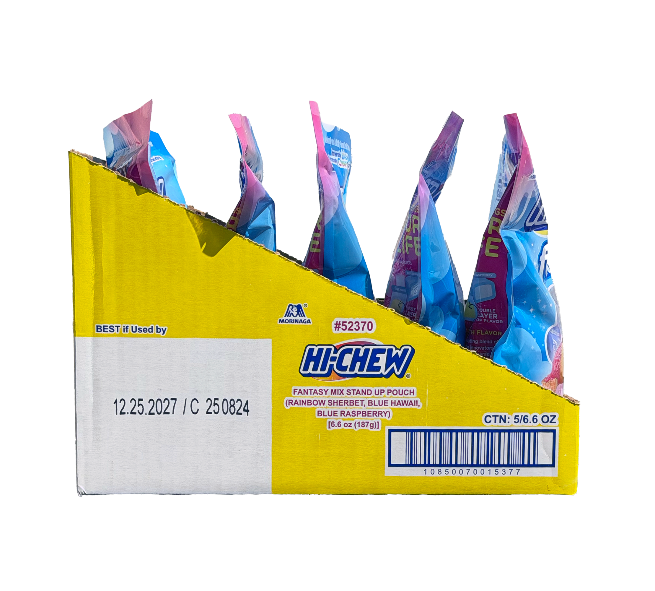 HI-CHEW Stand up Pouch Fantasy Mix Chewy Candy 6.6 oz
