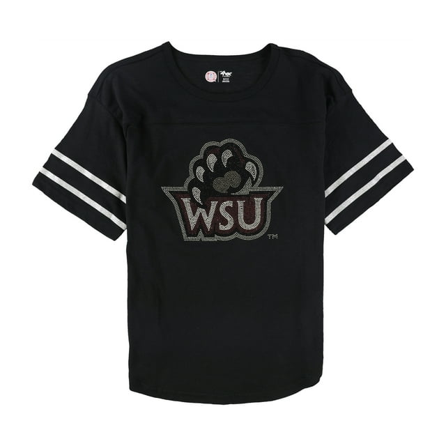 G-III Sports T-Shirt Femme Weber State Wildcats Orné, Noir, Large