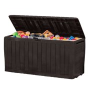 Keter Arden 71 Gallon Durable Resin Outdoor Deck Box Storage Organization, Brown