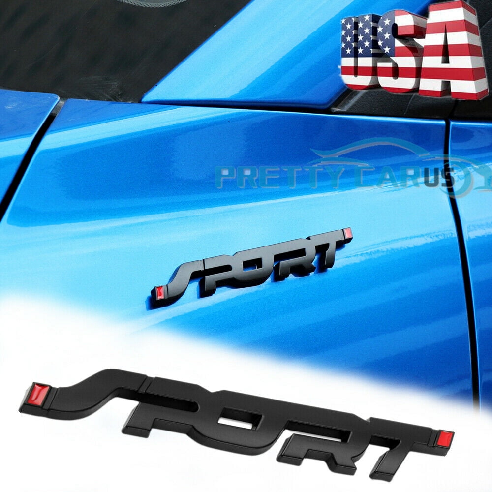 2pcs United States USA Flag Aluminum Car Sticker Fender Trunk Emblem Badge Decal