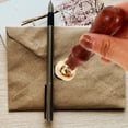 thumbnail image 4 of OUNONA Wax Seal Stamp Set with Wood Handle and Copper Seal, Wax Sealing Kit for Letters and Invitations, 4 of 7