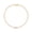 Vermeil, variant on Solitaire Bracelet for Women | 3MM Round Shape Lab Created Moissanite Bezel Set Bridesmaid Bracelets | Curb Cable Link Chain Bracelets In 18K Yellow Gold Vermeil (0.11Ctw)- 7.5 Inch