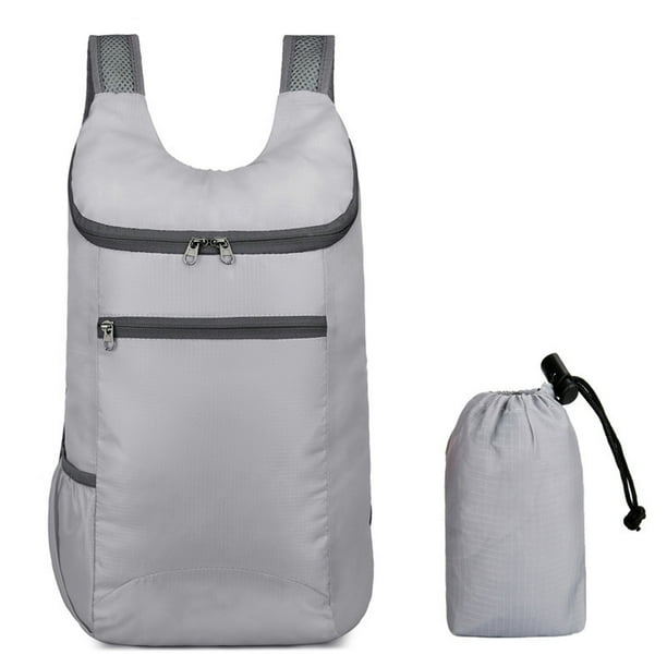 Mochila Deportiva Ligera para Exteriores, de Poliéster, para Viaje, Plegable, para Hombro, Pequeña, para Almacenamiento