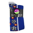 thumbnail image 2 of Crazy Bomber Soccer Socks (Royal/White, Large), 2 of 2