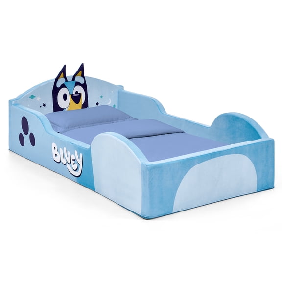 Bluey Foam Toddler Bed by Delta Children, Blue