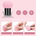 thumbnail image 6 of Makeup Puff Pad Large Puff Makeup Applicator Makeup Sponge Wedges for Foundation Reusable Organic Cotton Rounds Concealer Sponges for Makeup Bowl Cut Air Cushion Dry Wet Dual Use Non Latex Makeup, 6 of 9