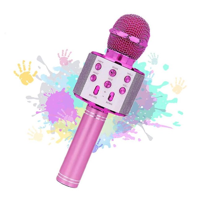 Micrófono de Karaoke inalámbrico Bluetooth, micrófono Ktv portátil, grabación de micrófono de Karaoke de mano