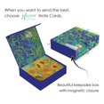 RainCaper Fine Art Keepsake 5x7 Blank Stationery van Gogh Greeting Note