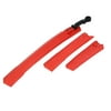 Red Plastic Mudguards Front Rear Mountain Bike Bicycle Mud Guards Set