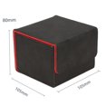 thumbnail image 3 of hengtong Trading Card Deck Case, with Separator 140+ Sleeved Cards Container ganization Box for Baseball Cards , black red black red, 3 of 3