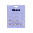 thumbnail image 5 of Claire's Teenagers Mixed Metal Graduated Crystal Stud Earrings Set, Post Back, 12 Pack, 73833, 5 of 6