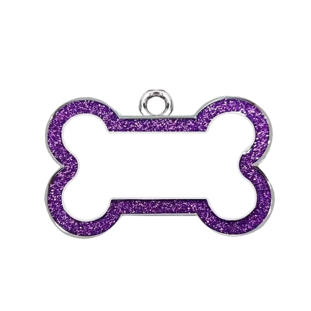 Placas De Identificación Para Perros Placas De Identificación Para Mascotas De Acero Inoxidable Con Diseño De Hueso Brillante Placa Con El Nombre Del Perro Grabada Para Perros, Cachorros Y Gatos