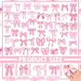 thumbnail image 3 of Parches de lazo rosa Wavwave con apliques de tela, 50 unidades, 7 cm, 3 of 7