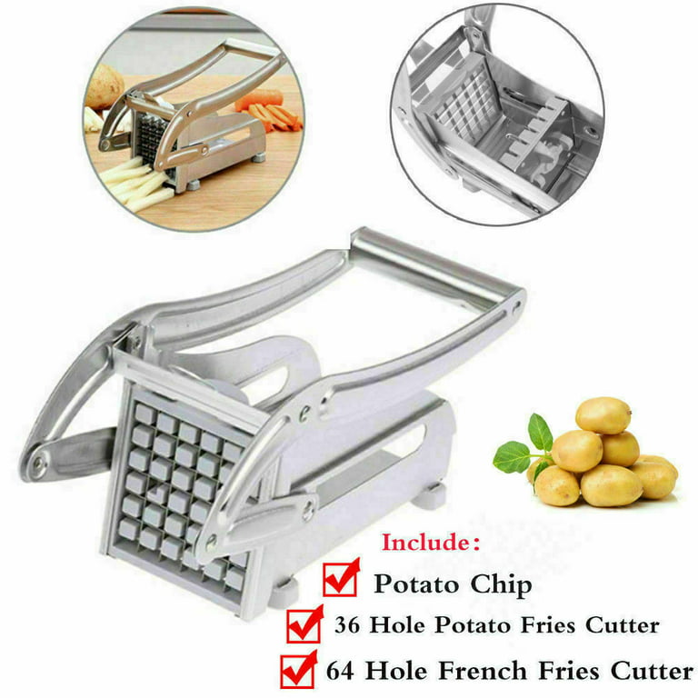 ICO Potato Cutter and Vegetable Dicer with Stainless Steel Blade & Han –  Impeccable-O