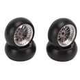 thumbnail image 1 of RC Drift Tire, Easy Installation Disassembly High Abrasion Resistance Environmentally Friendly Sturdy Durable RC Tires  For 1/28 RC Car, 1 of 8