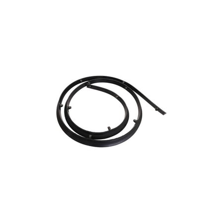 Hood Cowl Seal (MACs Auto Parts Premier Products 51-46501 Hood To Cowl Seal - Black - Rubber - Mounting Clips)