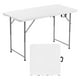 thumbnail image 1 of VEVOR Mesa plegable de plástico de 4 pies, portátil, para picnic, uso general, con asa para interiores y exteriores, 1 of 9