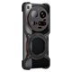 thumbnail image 1 of Compatible with Xiaomi 15 Ultra Phone Case Holder Metal Bumper Magnetic Phone Protective Case - Black and Red, 1 of 5