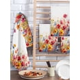 thumbnail image 2 of Pastoral Botanical Hand Towels Set, Waffle Weave Kitchen Towels 4 Pieces, Watercolor Spring Summer Flowers Microfiber Hair Face Bath Tea Towel Absorbent Quick Drying Cleaning Dish Cloths, 15.7"x23.6", 2 of 7