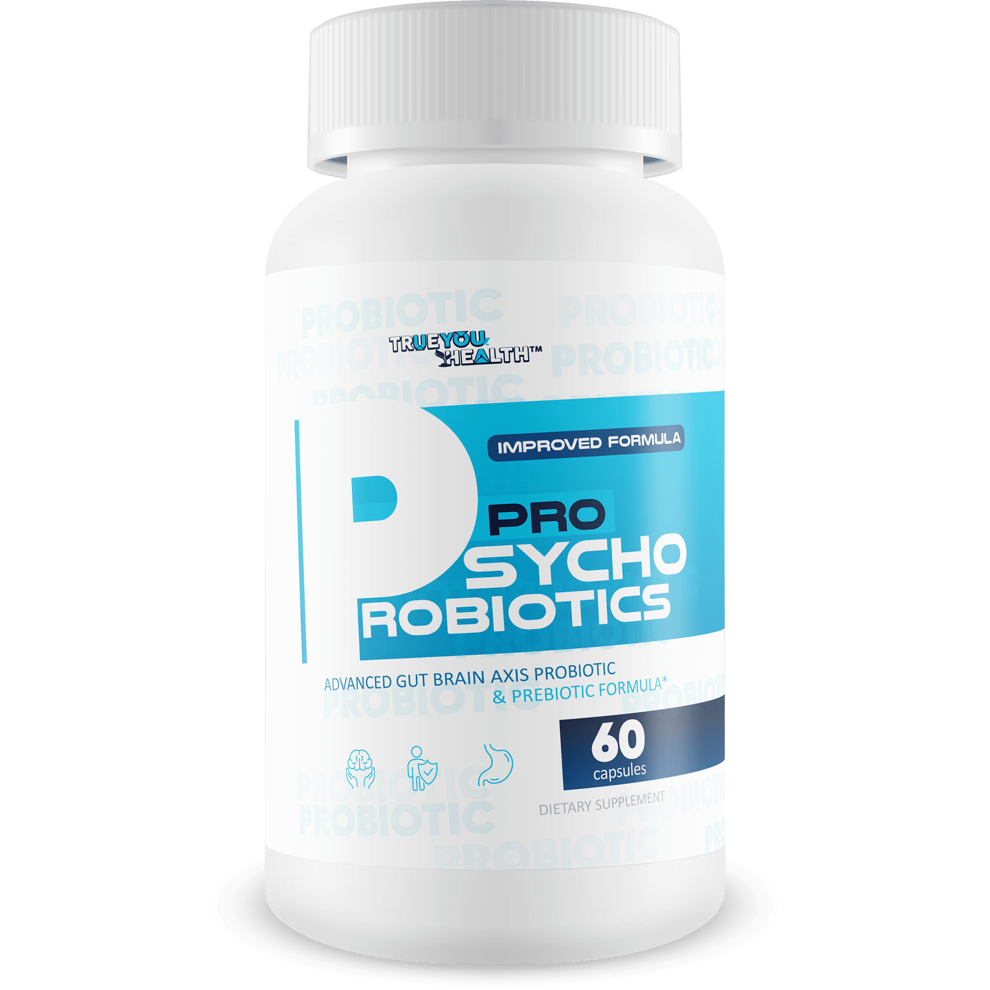Pro Psycho Probiotics - Our Best Mood Supplement & Gut Brain Axis Supplement - Happy Brain Probiotics with Vitamin D - Happy Mood Pills for Women Men Psychobiotics Probiotic Mental Health Supplements