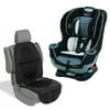 Graco Extend2Fit Convertible Car Seat with Seat Mat, Gotham