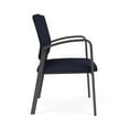 thumbnail image 2 of Newport Reception 18.5" Oversize Guest Chair / Charcoal Steel / Navy Blue, 2 of 5