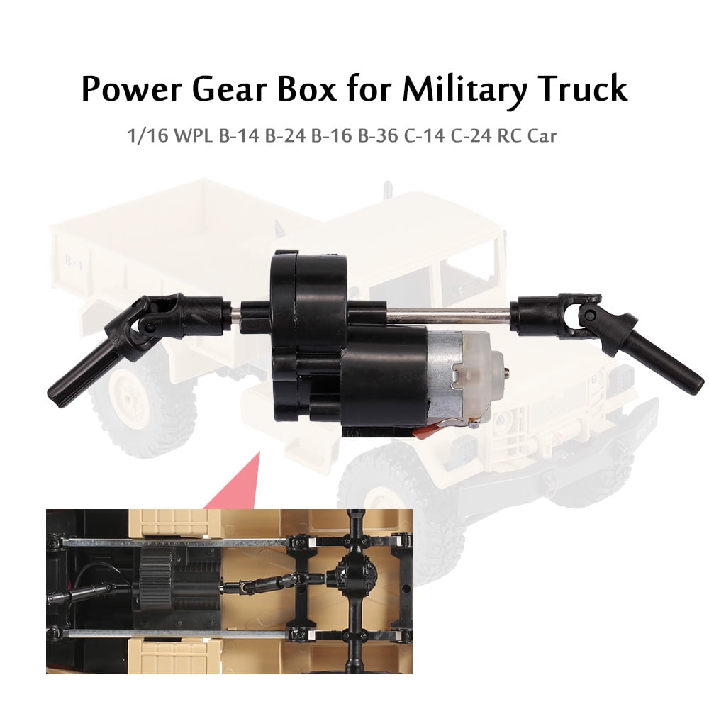 Power Gear Box For Truck 1 16 Wpl B 14 B 24 B 16 B 36 C 14 C 24 Rc Car Walmart Canada Power Gear Box For Truck 1 16 Wpl B 14 B 24 B 16 B 36 C 14 C 24 Rc Car Walmart Canada