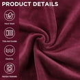 thumbnail image 5 of 3 Pcs Slipcover Set for Couch Furniture Covers for Sofa Loveseat Couch Arm Chair, Form Fit Stretch, Wrinkle Free, Furniture Protector(Burgundy,Velvet), 5 of 14