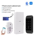 thumbnail image 2 of Fingerprint Smart Drawer Lock Electronic Cabinet Lock Unlock Intelligent Keyless Sensor Install Easy, 2 of 7