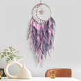 thumbnail image 3 of Feather Dream Catcher for Bedroom,for Wall Hanging Craft Gifts Pink, 3 of 5