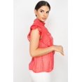 thumbnail image 3 of Short Sleeve Ruffle Shadow Top, 3 of 5