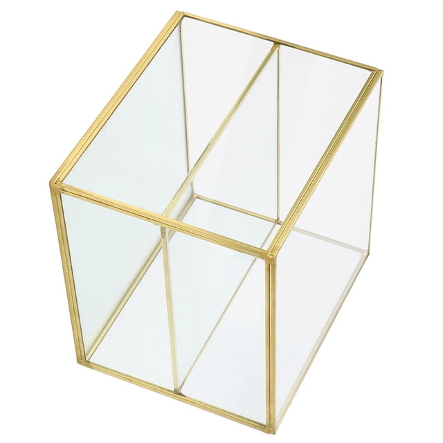Leylor Boîte de Rangement - Organisateur de Papeterie de Boîte de Rangement de cosmétiques de Bureau Multifonction avec 2 Compartiments
